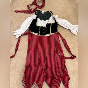 Womens pirate costume. Worn once-fantastic condition!